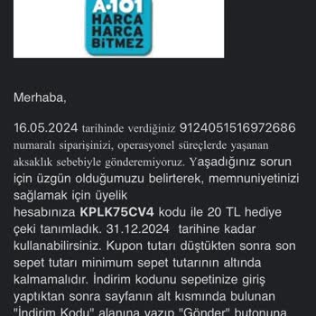 A101 Kapıda Uygulamasının Tam Bir Fiyasko Olması!