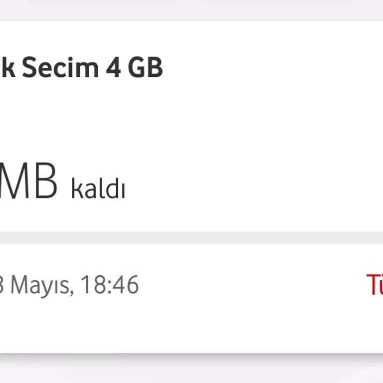 Vodafone Ben İstemeden Para Kesip 250 Megabayt İnternet Veriyor