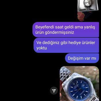 10numarasaat_ (Instagram) Yanlış Ürün Gönderimi