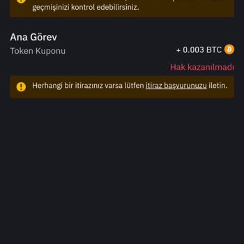 Binance Global Kampanyalarıyla İlgili Mağduriyetim!