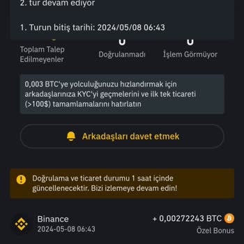 Binance Global Kampanyalarıyla İlgili Mağduriyetim!
