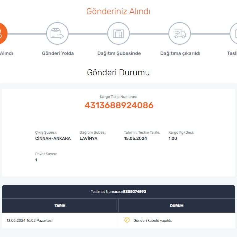 Aras Kargo Kargo Tesliminde Yaşanan Gecikme