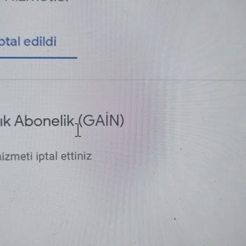 Gain İptal İşleminden Sonra Para Çekme