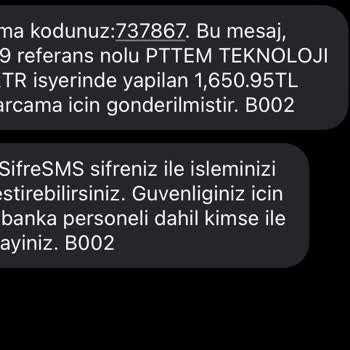 Pttavm.com, Bankadan Para Çekilmesine Rağmen Siparişimi Oluşturmadı