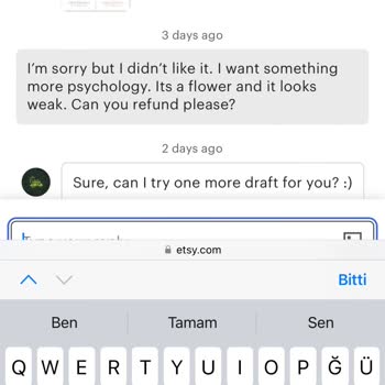 Etsy.com Para İadesi Yapmıyor!