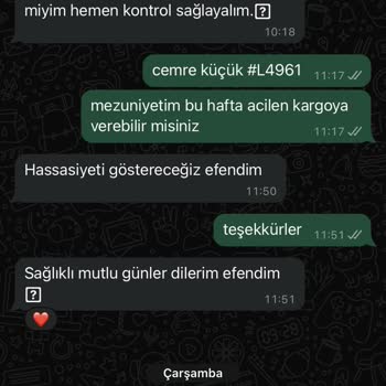 LESEQUENCE Siparişim Kargoya Verilmiyor
