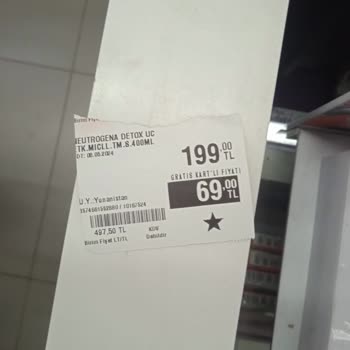 Gratis Etiket Fiyatı Kasa Uyumsuzluğu