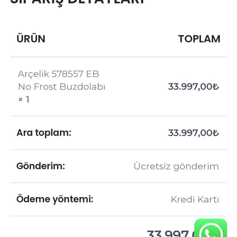 Arçelik Yenilikdemek.com Buzdolabımızı Hâlâ Teslim Edemedi