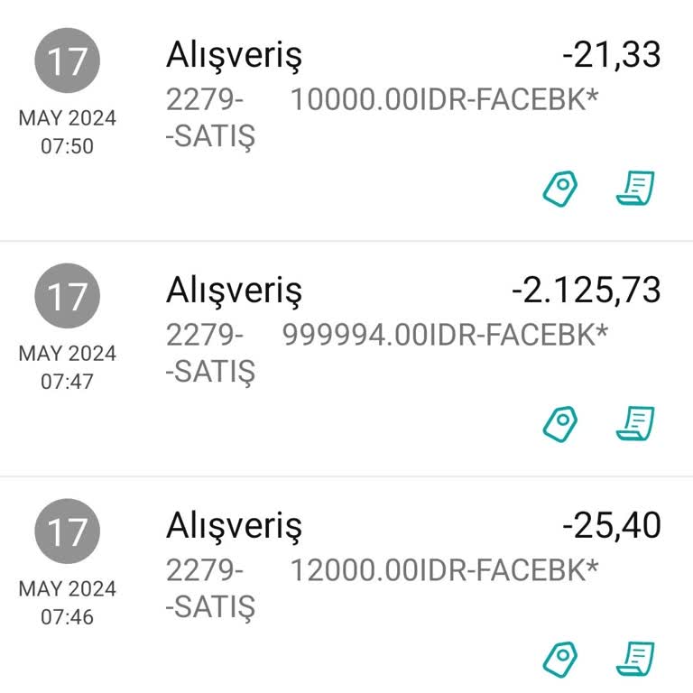 Facebook İzinsiz Ödeme