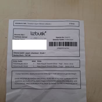 Lizbutik.com 4077 Sayılı Tüketici Koruma Hakkında Kanununa Uymuyor