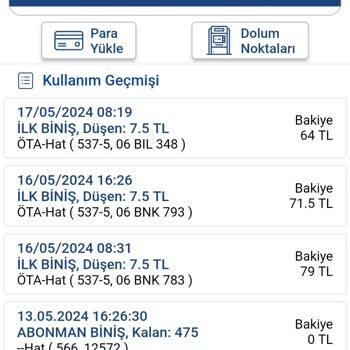 EGO Genel Müdürlüğü Abonman Yüklemesinde Sıkıntı.