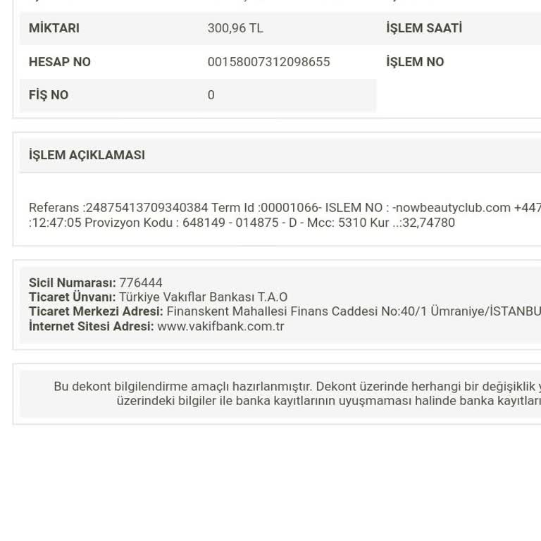 Now Beauty Club Siparişim Gelmedi, Hesabımdan Para Çekildi!