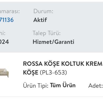 Vivense.com Garantiye Giden Ürün Gelmiyor