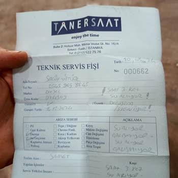 Saat & Saat Bozuk Saat Satıp Değişim Yapmıyor