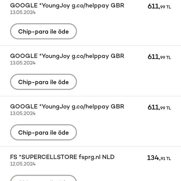 Google Pay Young Joy Para Çekmiş