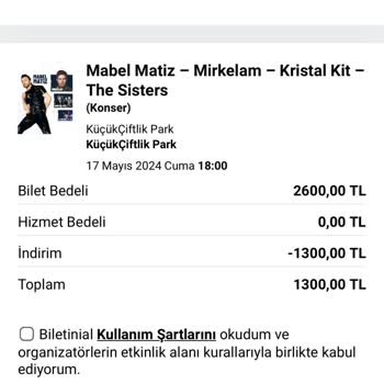 Biletinial.com 1 Alana 1 Bedava Kampanya Yanıltması!