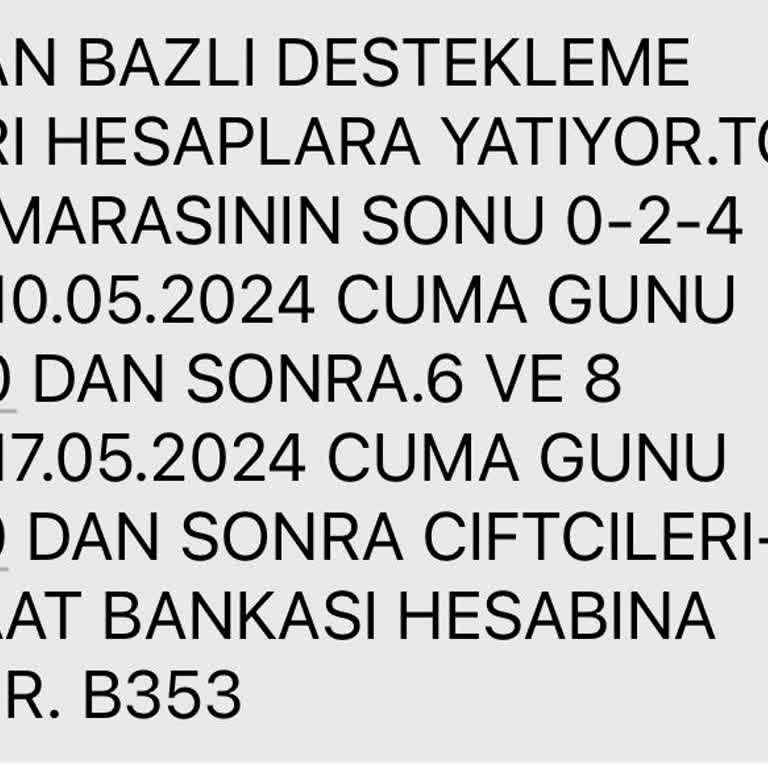 Dinamik Sms B353 Kodlu Mesaj