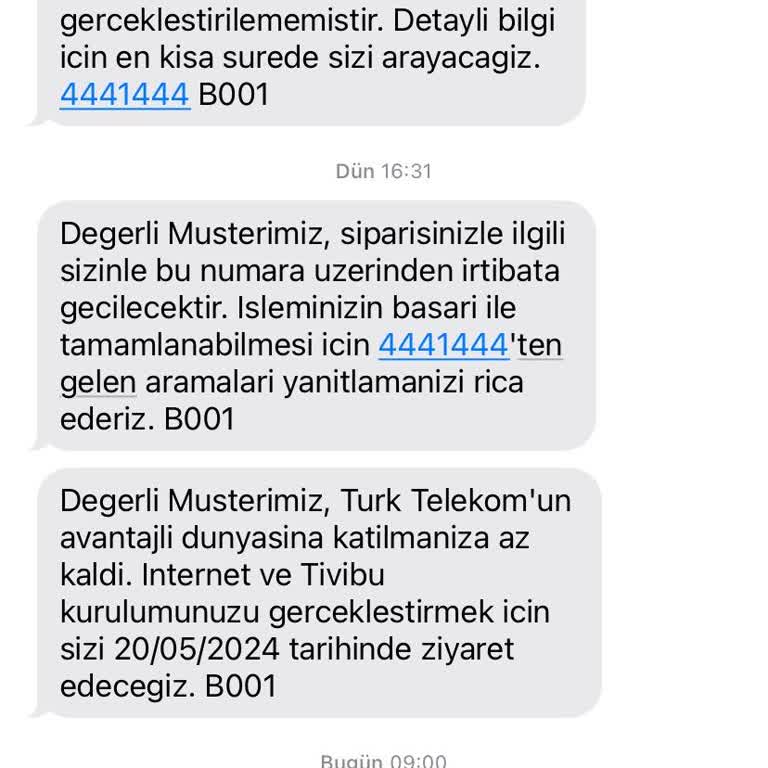 TTNET Kuruluma Gelmeme