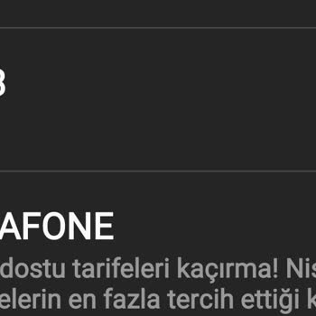 Vodafone SMS Spam Reklamları Engellenemiyor!