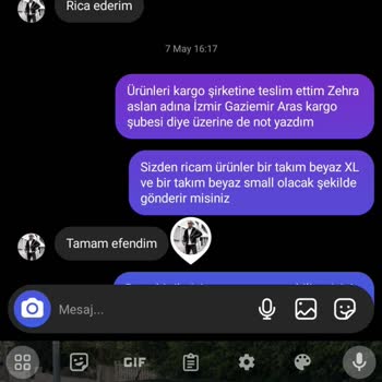 Borzmoda (Instagram) Bozmada Erkek Giyim Ürün Değişimi Ürünüm Gelmedi