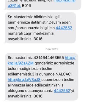 Aras Kargo Adreste Olmama Rağmen Adreste Değildiniz Mesajı İletti