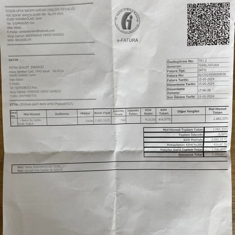 Awox Su Sebili Pişmanlığı