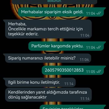 Ecrou Eksik Ürün Gönderimi Ve İletişim Kuramamak