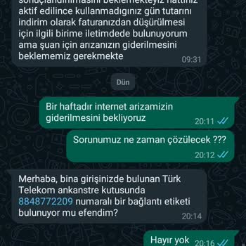 İnternet Kutusu Telekom İnternetkutusu Arızamızı Çözmedi