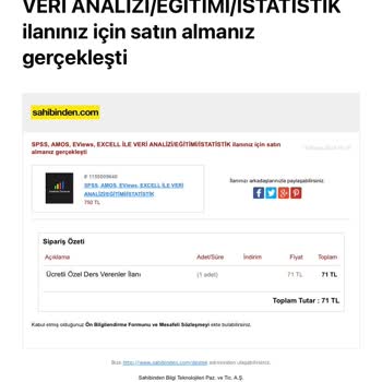 Sahibinden.com İlan Ücretini Aldığı Halde İlanı Yayına Almıyor