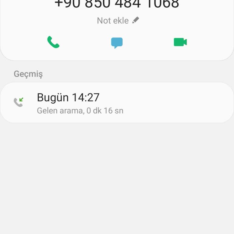 0850 484 10 68 Numaralı Hattın Tutarsız Araması