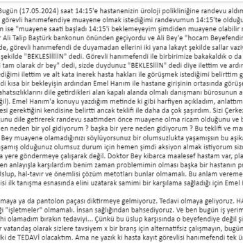 Özel Optimed Hastanesi Özel Çorlu Optimed Hastanesinin Amatörlüğü.