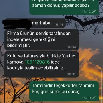 Vatan Bilgisayar Çizik Telefon Gönderip İlgilenmiyor