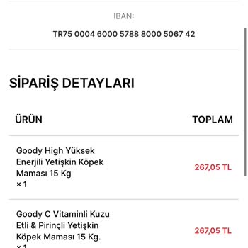 Goody Ürünüm Teslim Edilmedi