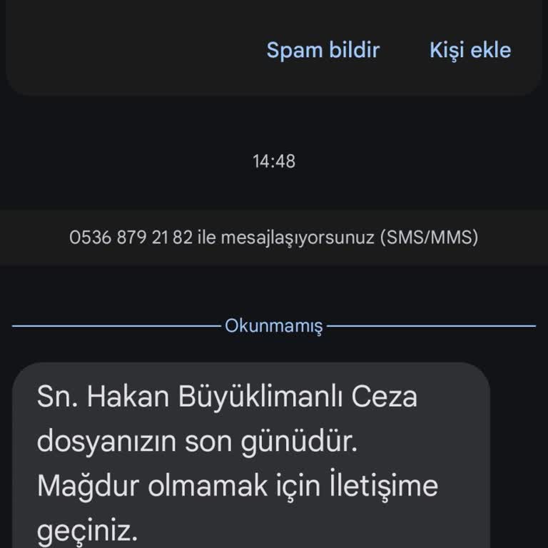 Başak Hukuk (SMS) Hukuk Bürosu Tarafından Gönderilen SMS Üzerine Şikayet