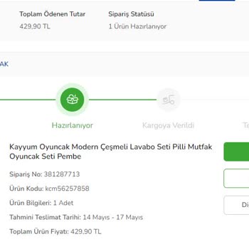 Çiçek Sepeti- Kayyum Oyuncak Hazırlanamayan Sipariş