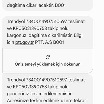 PTT Kargo Evde Olduğum Halde Kargomu Teslim Etmedi.