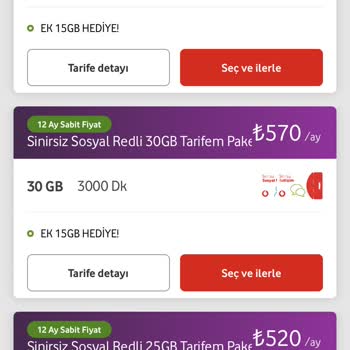 Vodafone Taahhüdüm Bitiyor Belirlenen Paketin Fahiş Fiyat Fiyaskosu