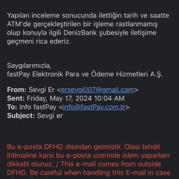 FastPay Para Ortada Yok