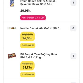 Migros 1 Alana 1 Bedava Ama Aynı Ürünmüş