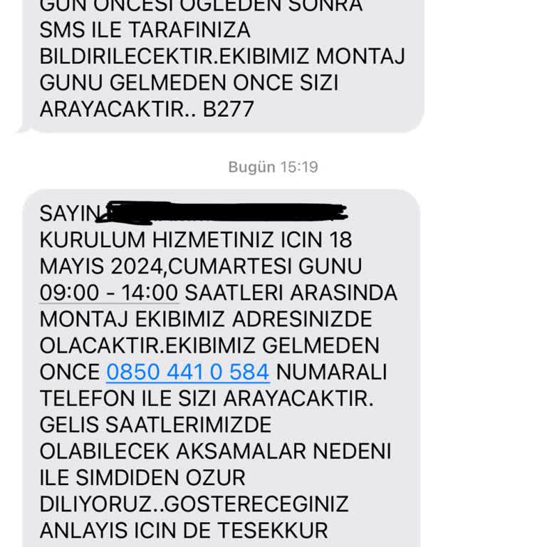 Montajix Montajıx Çağrı Merkezi Şikayeti
