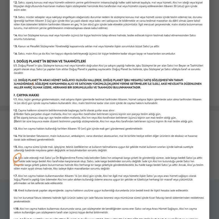 N11 Sözleşmede Yazmasına Rağmen Kargo Bedelini İade Etmiyor