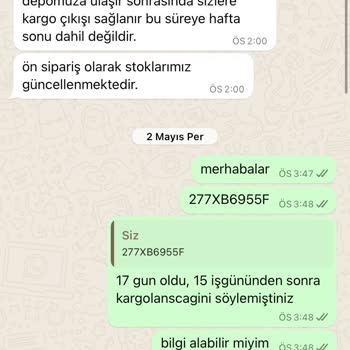 Oyku Wear Stok Olmayan Ürün Satıyor