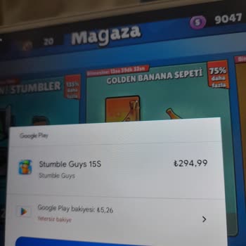 Stumble Guys игра сняла деньги, но не дала алмазы