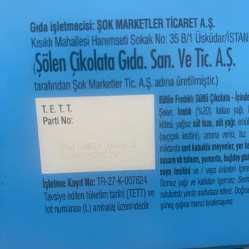 Şok Market Çikolata Tüy Çıkması