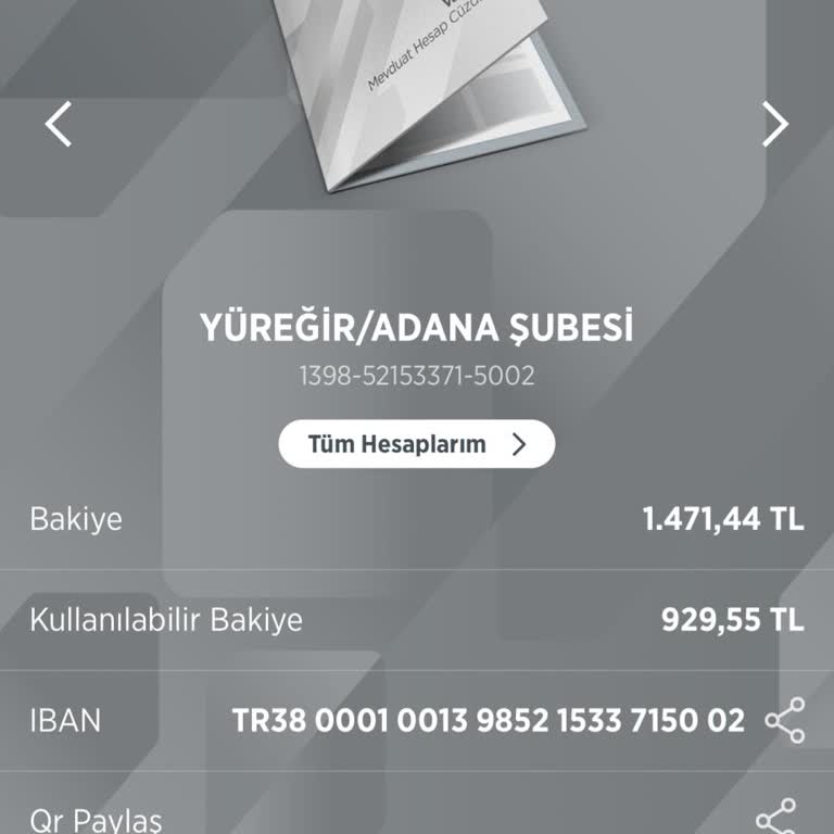 Ziraat Bankası Ziraat Hesap Bloke