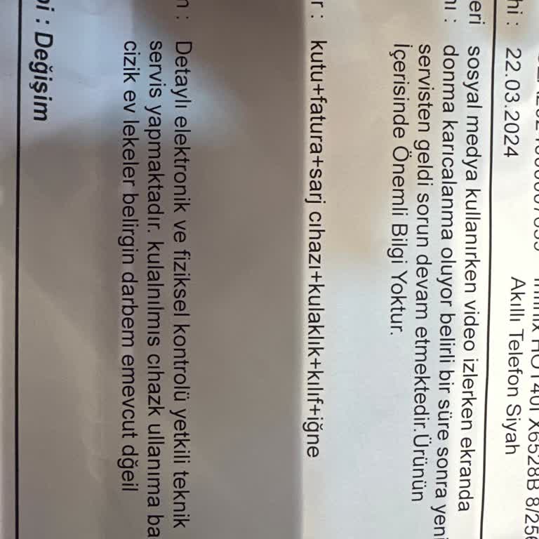 Infinix İnfinix Hot 40I Değişmesini Arz Ediyorum