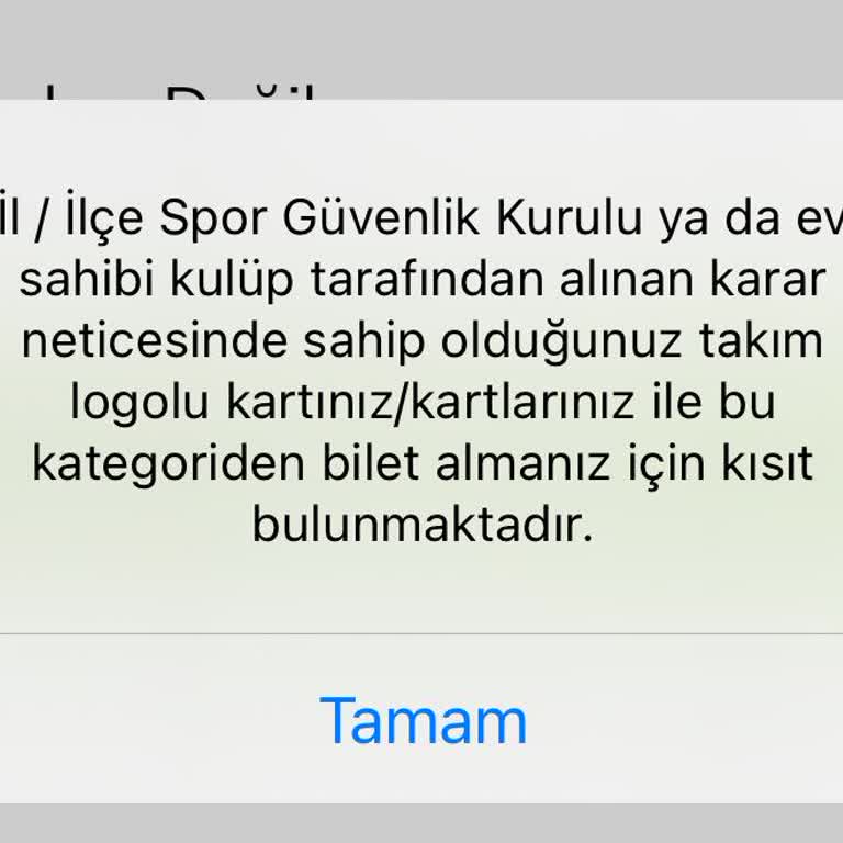 Passolig T. C. Tanımlama Hatası