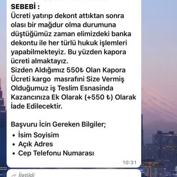 BSA Grup Danışmanlık Sabun Paketleme Şirket Adı Altında Yalan