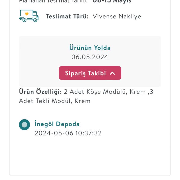 Vivense 2 Haftadır Gelmeyen Sevkiyat!