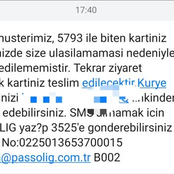 Passolig Teslim Edilmeme Sorunu